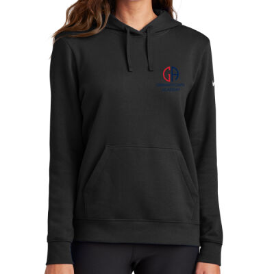 GA - Ladies Club Fleece Sleeve Swoosh Pullover Hoodie Thumbnail