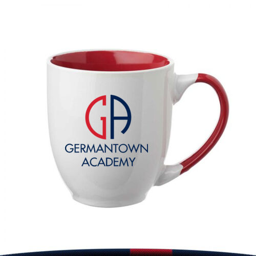 GA - 16 oz. Two-Tone Ceramic Mugs - white outside, color inside Thumbnail